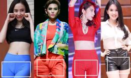 Mỹ nhân Việt xấu mặt vì mặc trang phục lộ khu vực "nhạy cảm"