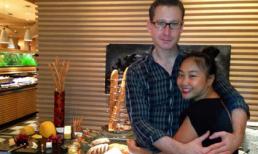 Vợ chồng Đoan Trang "trốn" con đi ăn Buffet