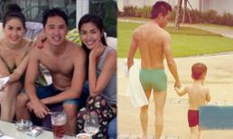 Ảnh khoe body hiếm hoi của chồng Hà Tăng, Hà Hồ