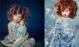 Vẻ đẹp búp bê của mẫu nhí tóc xù xứ bạch dương