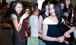 Bà xã Tuấn Hưng lần đầu "vác bụng bầu" đi cổ vũ chồng