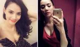'Nóng mắt' ngắm Trang Nhung lấp ló vòng một