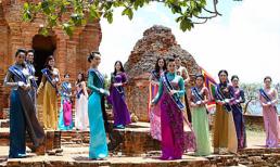 Người đẹp “Hoa hậu Đại Dương” khoe dáng "cổ tích" bên tháp Chăm