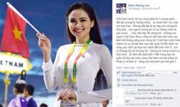 Diễm Hương "ghi điểm" khi kêu gọi bảo vệ biển đảo