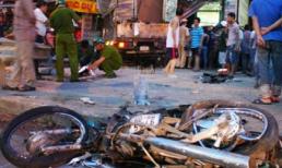 Xe tải gây tai nạn liên hoàn khiến 1 người chết, 3 bị thương