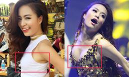 Hoàng Thùy Linh bất ngờ "bốc hơi" vòng một