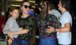 Miranda và Orlando lại tình tứ bên con trai