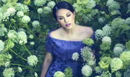 Hoa hậu Thu Hoài "lạc" giữa rừng hoa