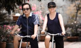 Dù U60, vợ chồng Elvis Phương vẫn trẻ trung đi xe đạp