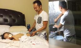 Hồng Ngọc xúc động khoe chồng đảm đang