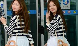 Suzy khoe vẻ đẹp trong sáng với phong cách vintage nhẹ nhàng