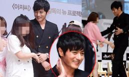 Jang Dong Gun "thẹn thùng" vì bị fans nữ đòi ôm tại sự kiện