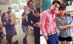 Fans Trung chạy theo đòi chụp hình Pong Nawat trên đường phố