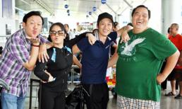 Vợ chồng Hoài Linh "nhắng nhít" ở sân bay trước khi đến Mỹ