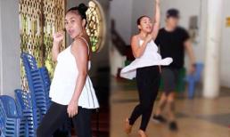 Đoan Trang mới sinh xong đã tập vũ đạo bốc lửa để trở lại sân khấu