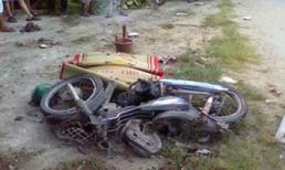 Kinh hoàng xe tải kéo lê xe máy 40 mét, 1 người chết ngay tại chỗ