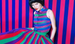 Tuyết Lan cá tính với thời trang kẻ sọc của Đỗ Mạnh Cường