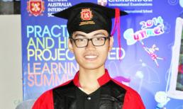 Em trai Trương Thị May rạng rỡ dự lễ bế giảng lớp 12