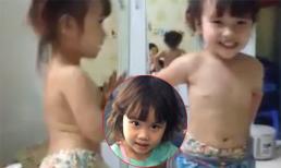 Clip: Con gái MC Thành Trung cởi trần múa bụng cực dẻo