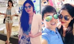 Bà xã Đăng Khôi khoe dáng thon nuột như hotgirl ở Singapore