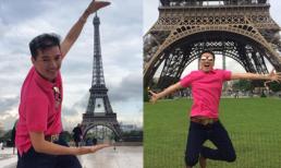 Đàm Vĩnh Hưng khoe ảnh cực nhí nhảnh bên tháp Eiffel