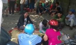 Vợ ôm thi thể chồng bị điện giật gào khóc