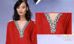 Lê Thúy tự tin thả rông vòng một “màn hình phẳng” trên sàn diễn