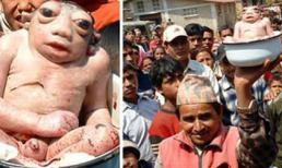 Em bé sinh ra giống... ếch