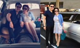 Vũ Hoàng Việt và "bồ tỉ phú" được đưa đón bằng xe Limousine ở sân bay