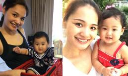 Những hình ảnh mới cực yêu của con gái HH Hương Giang