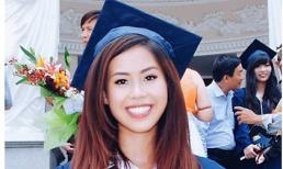Em chồng Hà Tăng xinh như hoa hậu trong ngày tốt nghiệp