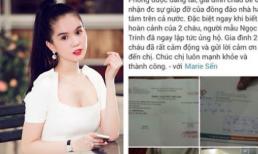 Ngọc Trinh làm từ thiện cũng lo bị "ném đá"