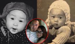 Quốc Trung hồi bé giống hệt con gái Thiện Thanh