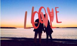 Lộ ảnh Bằng Kiều hôn Dương Mỹ Linh trên biển?