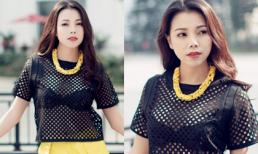 Trà Ngọc Hằng khoe dáng đẹp hấp dẫn với áo lưới