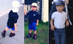 Con trai Đăng Khôi sành điệu không kém bé Subeo 