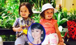 Hồng Nhung khoe cặp sinh đôi đẹp như thiên thần khi đi diễn cùng mẹ