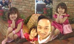 Con gái MC Thành Trung diện đồ như "quý cô sành điệu" ngồi đợi bố
