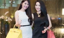 Á hậu Quế Vân điệu đà với túi