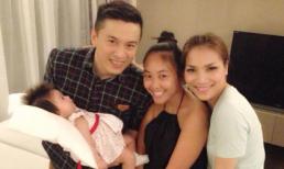 Lam Trường thích thú khoe ảnh bế con gái Đoan Trang