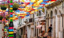 Rực rỡ phố "ô bay" ở Bồ Đào Nha