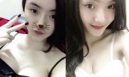 Em gái Phương Trinh học đòi khoe vòng một "nóng bỏng" hơn chị gái