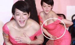 Tiểu S lộ eo bánh mì, cố tình ưỡn ẹo khoe vòng một