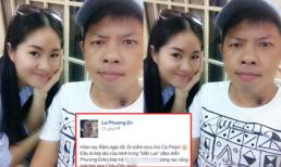 Lê Phương pose hình nhí nhảnh bên Thái Hòa sau khi ly hôn