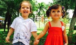 Hồng Nhung đưa 2 con đi công viên Thủ Lệ