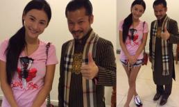 Trương Bá Chi e thẹn khi bắt gặp Hùng Cửu Long tại Singapore