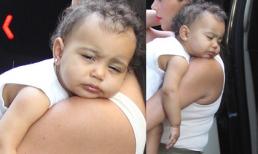 Phì cười trước điệu bộ ngái ngủ của con gái Kim "siêu vòng ba"