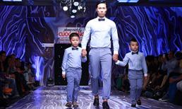 Mẫu nam bất ngờ đưa con lên sàn diễn
