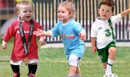 Nghía ảnh mặc quần đùi áo số đáng yêu của sao nhí thế giới