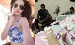 Andrea bị nghi nằm viện vì đập đá?